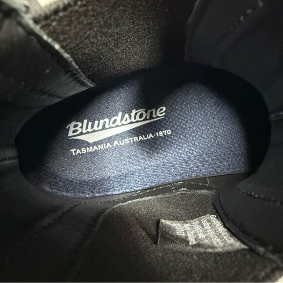 Blundstone 1630 Rustic Black Gray Chelsea Leather Boot 3.5 / 6.5 - Picture 14 of 16